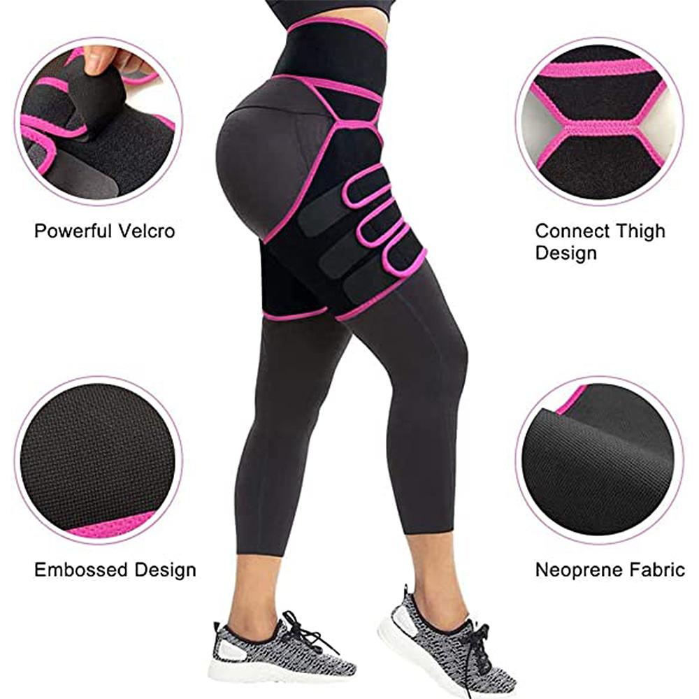 Waist Trainer для женщин3 в 1 Waist Thigh Trimmer и Weight Loss для WorkoutBody Shaper Weight Loss Butt Lifter Waist Trainer