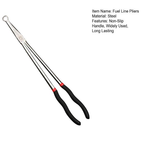 Щипцы для электрического отключения Длинные щипцы для снятия свечей зажигания с нескользящей ручкой Высокопрочный хомут для шланга топливопровода