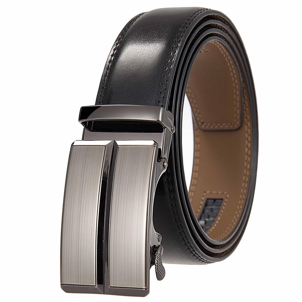 Двухслойный ремень, ремень с автоматической пряжкой, мужской ремень, повседневный, аксессуары Ly36-87136-1