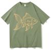 Funny Fish Shirt AU Chemistry Science Meme Unisexs TShirt Print Fashion Oversized Crewneck Cozy Short Sleeve T Shirts Teenagers