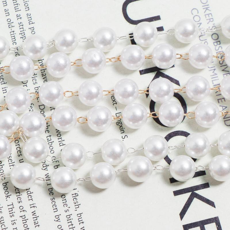 Pearl Waistband White Waist Chain All-Match Pearl Pendant Belt For Women