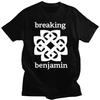 Футболка с графическим принтом Breaking Benjamin Винтажная футболка в стиле хип-хоп С коротким рукавом Готическая футболка Женские топы Графические футболки Y2K