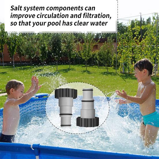 Адаптер для шланга Многоразовый идеальный резьбовой соединитель Переходник для шланга насоса Адаптер для замены шланга фильтра для бассейна для Intex Fit ARU