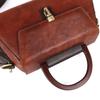 Cowhide Handbag Trapezoidal Shoulder Bag Retro Crossbody Bag Texture Women's Bag