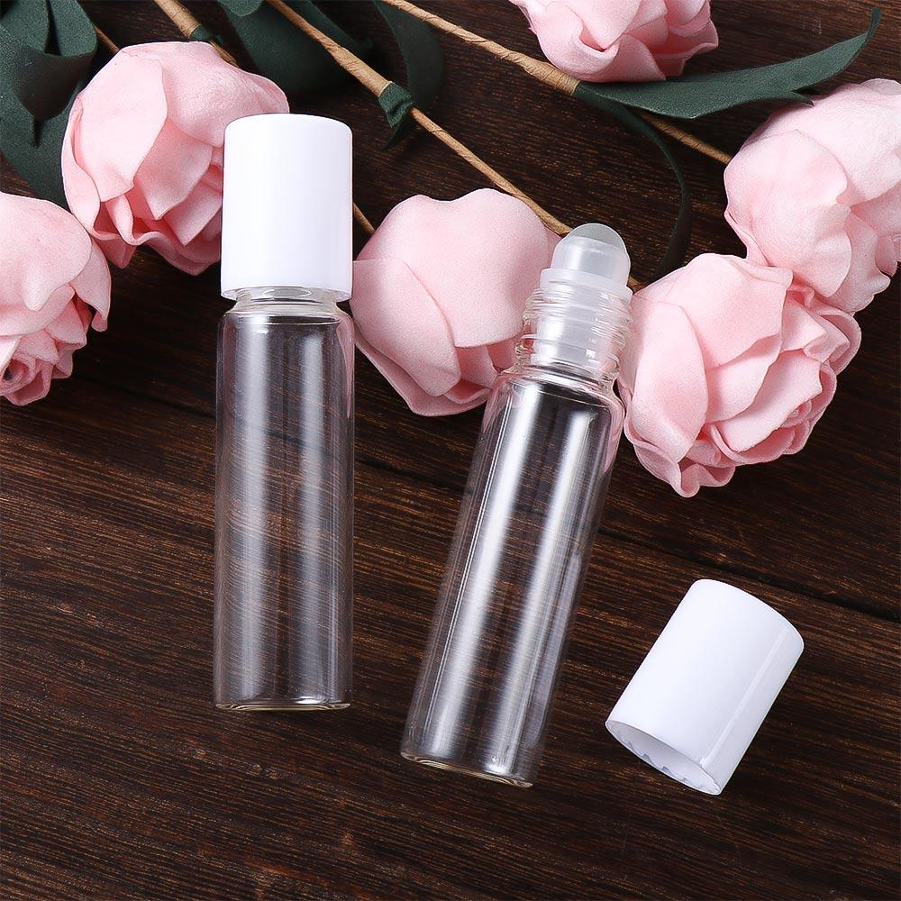 Vial With Roll On Refillable Container Empty Clear Bottles Glass Roller Bottles Rollerball Bottle
