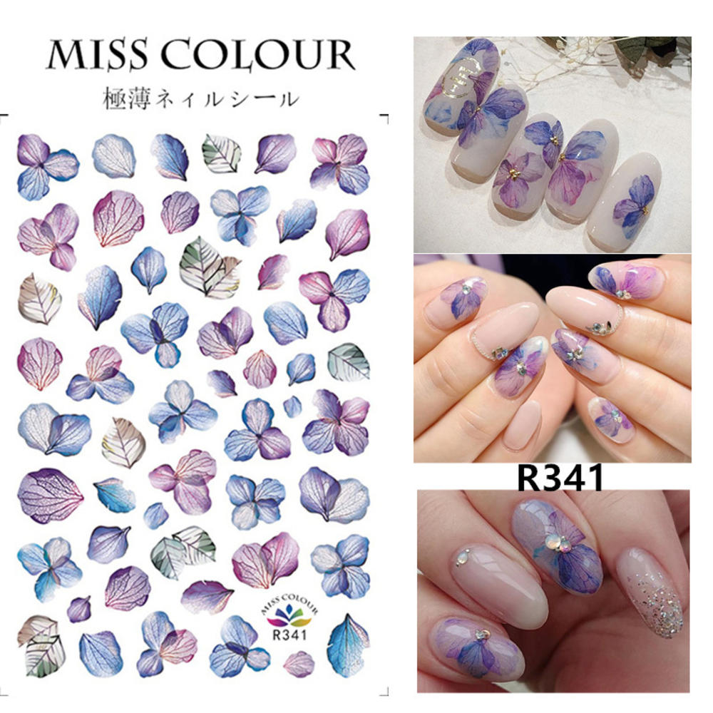 1pcs Fish Scale Nail Sticker Nail Art Adhesive Decals Net Line Geometry Hollow Designs 3D Manicure Decor Wraps Template Sticker