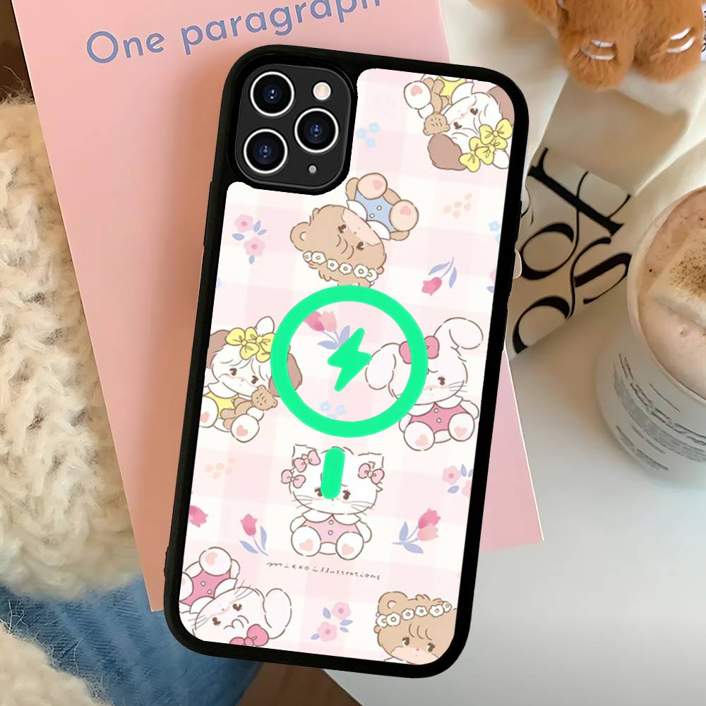 Popular Artist M-Mikko Magnetic Wireless Phone Case For IPhone 17 16 15 14 Plus 13 12 11 Pro Max