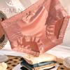 Lace Satin Elegant Underwear for Women High Waist Solid Comfortable Panties Fitness Girls Seamless Briefs Women's Panties