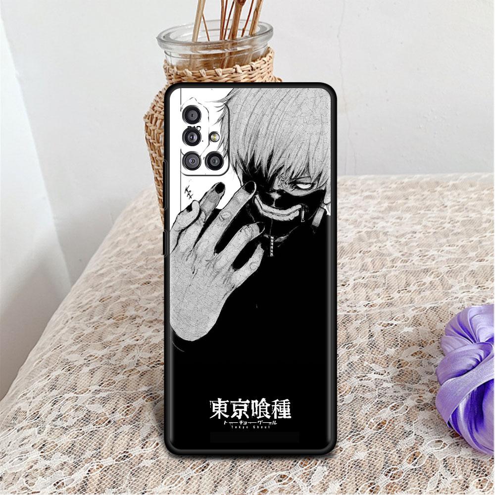 Чехол для Samsung Galaxy A52 A12 A51 A32 A71 A21s A22 A11 A02s A03 A23 A13 A53 A41 A31 A72, мягкий чехол для телефона Tokyo Ghoul Anime Sac