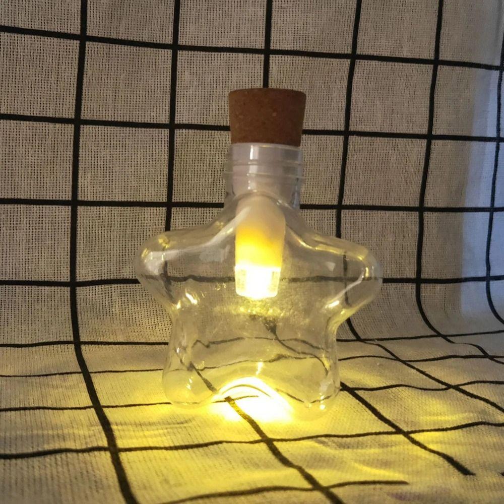 USB Rechargeable LED Bottle Lights Mini Bottle Stopper Lamp Christmas Decor