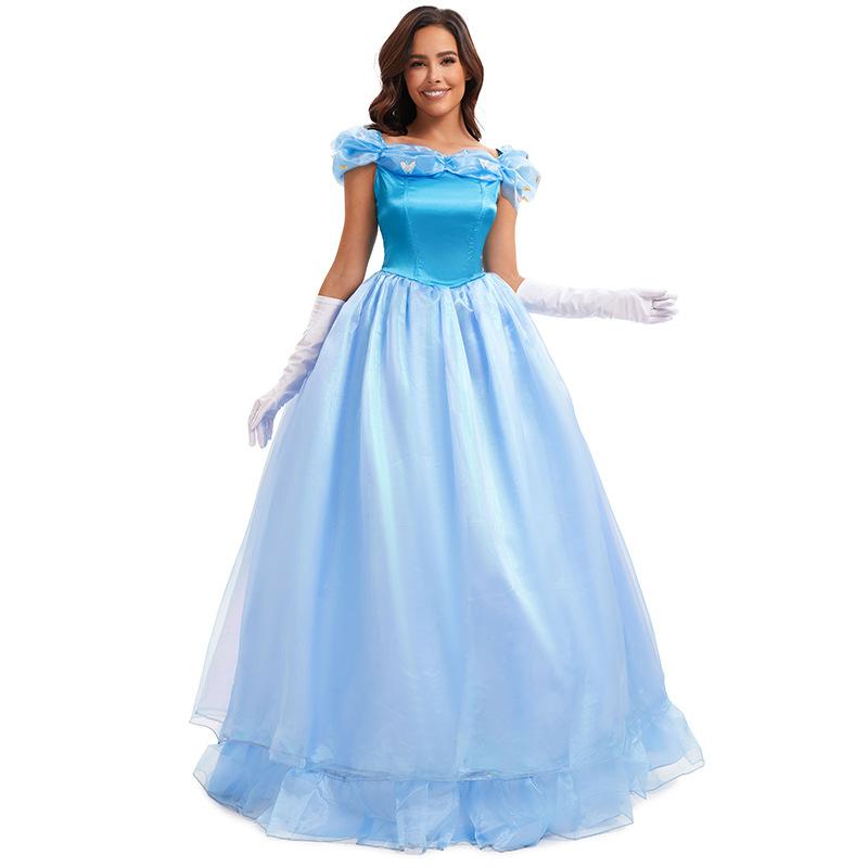 Halloween Adult Cinderella Princess Cinderella Dress Fairy Tale Cosplay Stage Dress Dress Dress