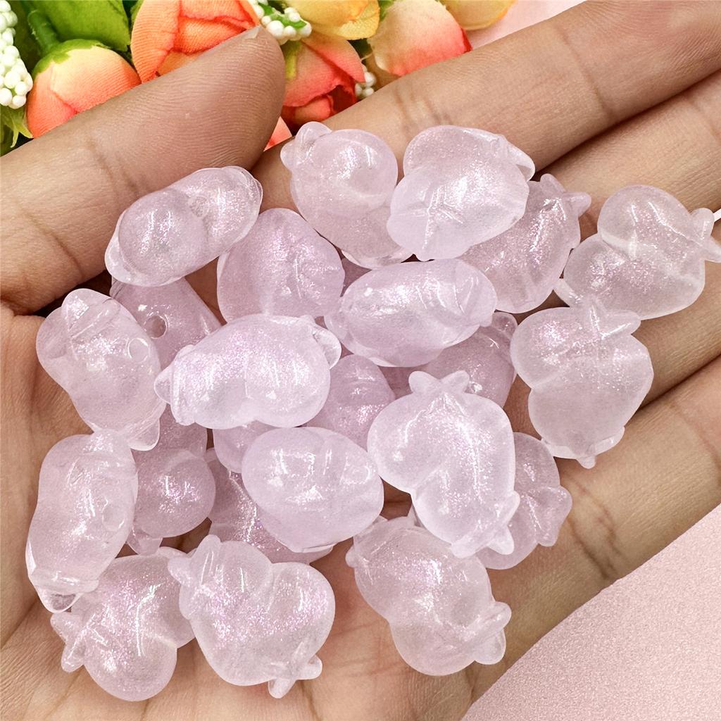 DIY Материал ручной работы 14,2*20,3 мм с отверстием 50 шт. Ювелирные аксессуары в форме сердца Подвески Креативное акриловое ожерелье Браслет-распорка Свободные бусины