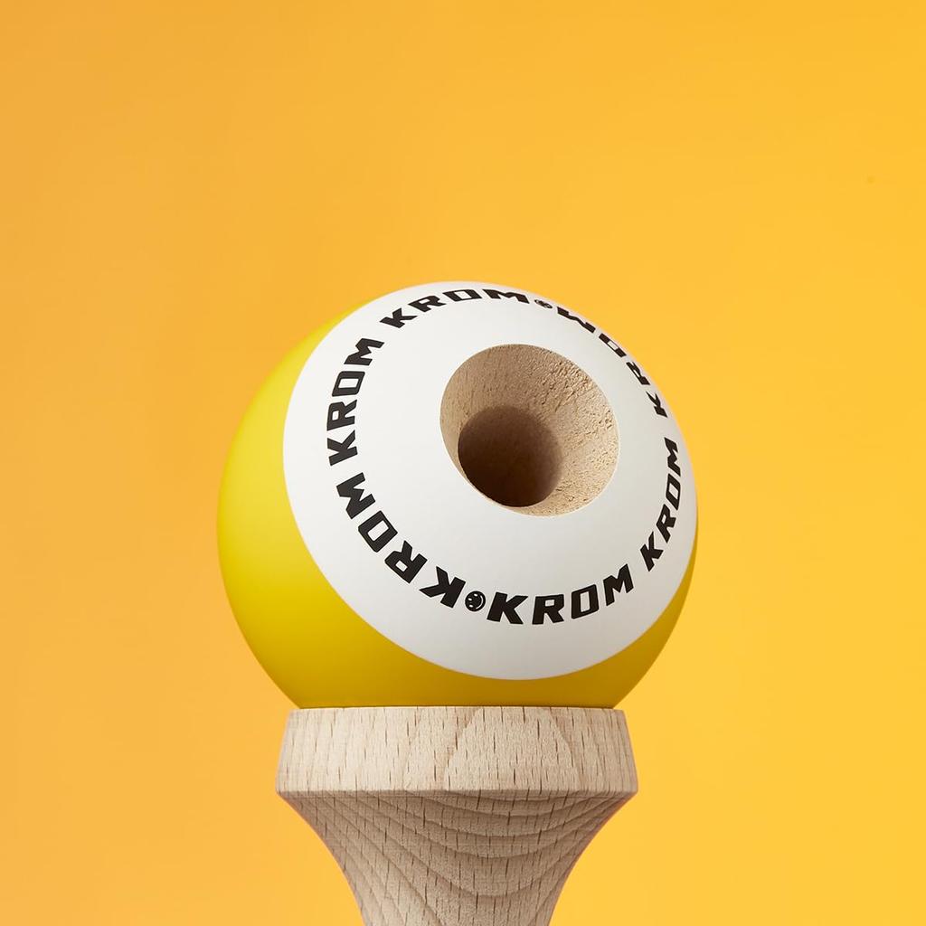 KROM Kendama KROM POP Chrome Pop 16cm Yellow