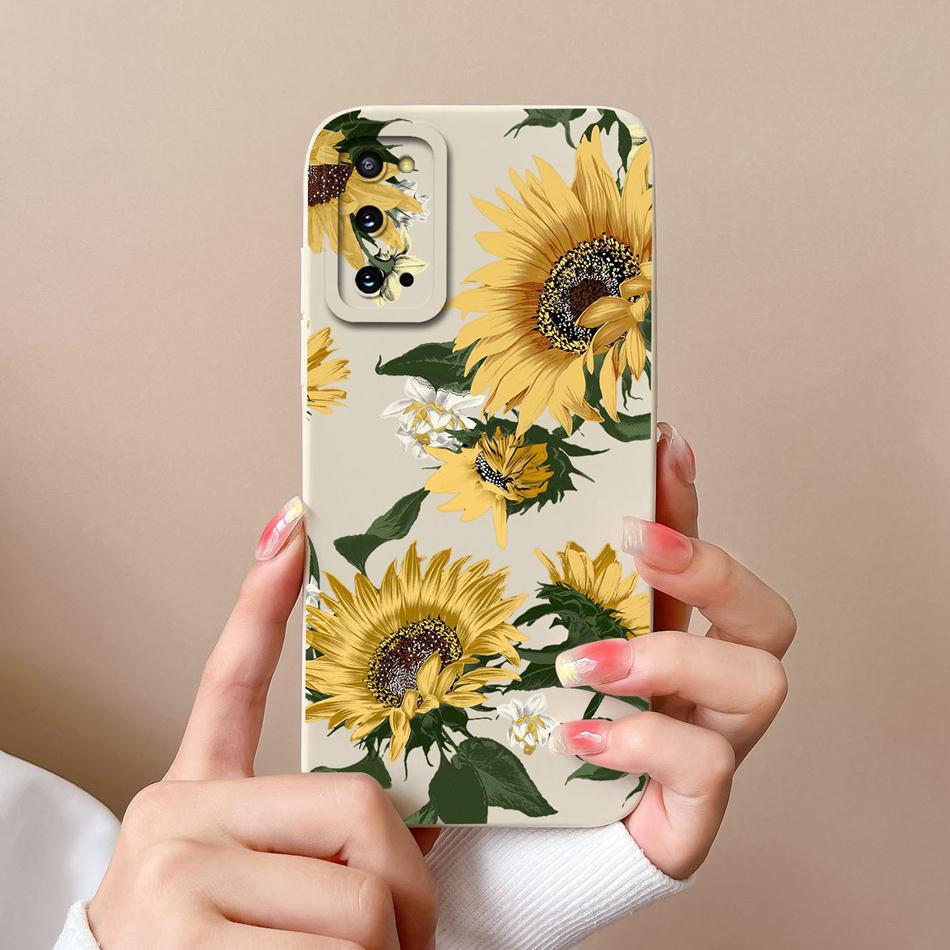 Case For Samsung Galaxy S20 FE Plus Ultra Cute Soft Liquid Silicone Full Protection Bumper For Samsung S 20 GalaxyS20 Coque Gift