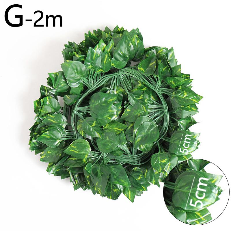 Strands Artificial Lvy Leaf Vine Garland Fake Foliage Hanging Plants