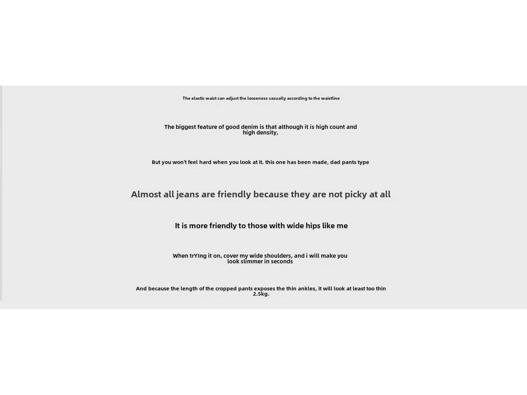 Женские эластичные джинсы с высокой талией и свободным кроем - новый стиль 2025 года, длина Nine-Point, большой размер, шаровары