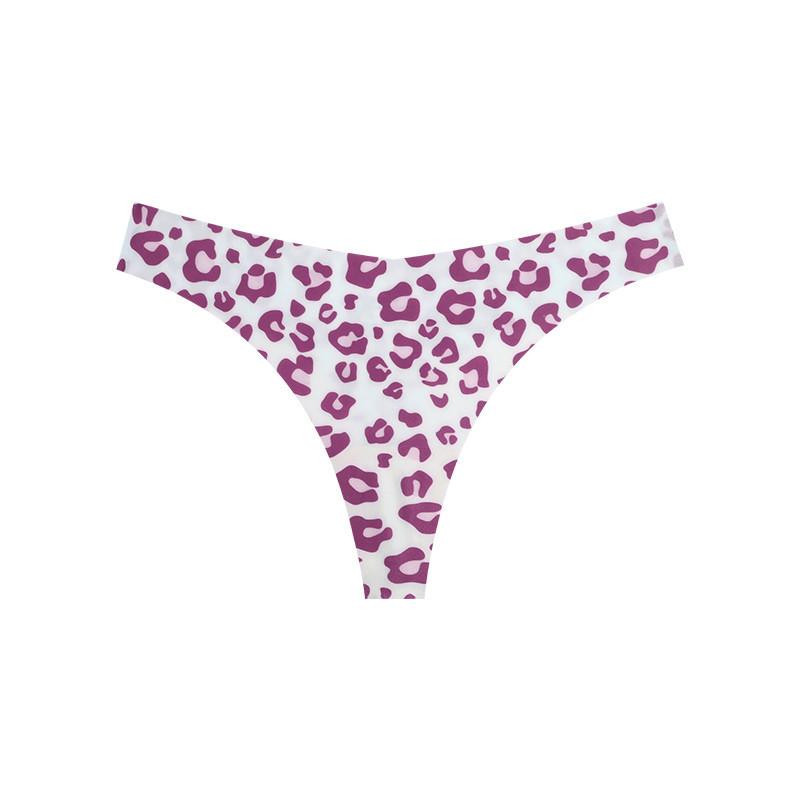 FINETOO Сексуальные трусики для женщин Butterfly T-back Comfort G-string Printed Underwear