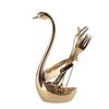 Tableware   Zinc Alloy Fruit Dessert Tasting Forks Spoon with   Base for Home Kitchen
