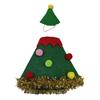 Christmas Tree Goose Outfit Desk Goose Clothes Festive Goose Costume for 7'' Goose Statue Holiday Xmas Table Decoration