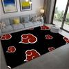 Anime Naruto Non-slip Area Rugs Large Mat Rugs for Living Room Comfortable Carpet Soft Floor Mat Rugs for Bedroom