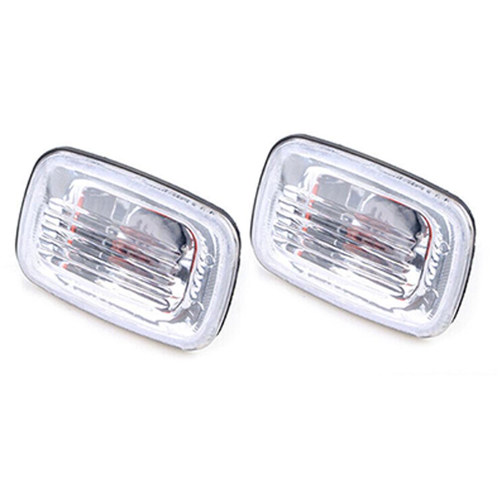 2 Pcs Car Front Bumper Side Marker Turn Signal Lamps Side Marker Light For Toyota For Cruiser LC100 98-07