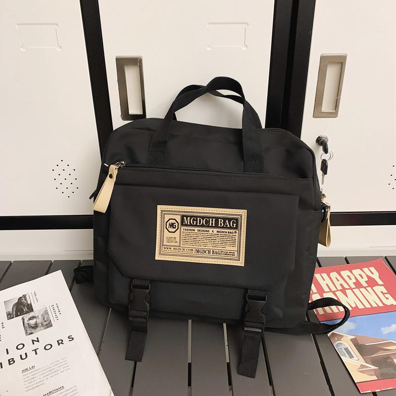 Fashionable Water-Repellent Student Backpack: Trendy High-Capacity Design for Couples