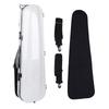 4 4 Кейс для скрипки Белый Углеволокно Коробка для хранения скрипки с кодовым замком Гигрометр Плечевой ремень
