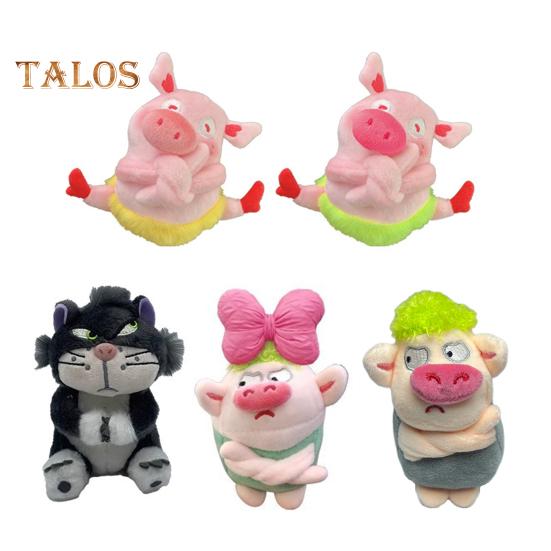 Украшения для автомобиля Милая мультяшная свинка, украшение для автомобиля, кошка, плюшевая кукла, поворотник, ручка переключения передач, аксессуары для интерьера