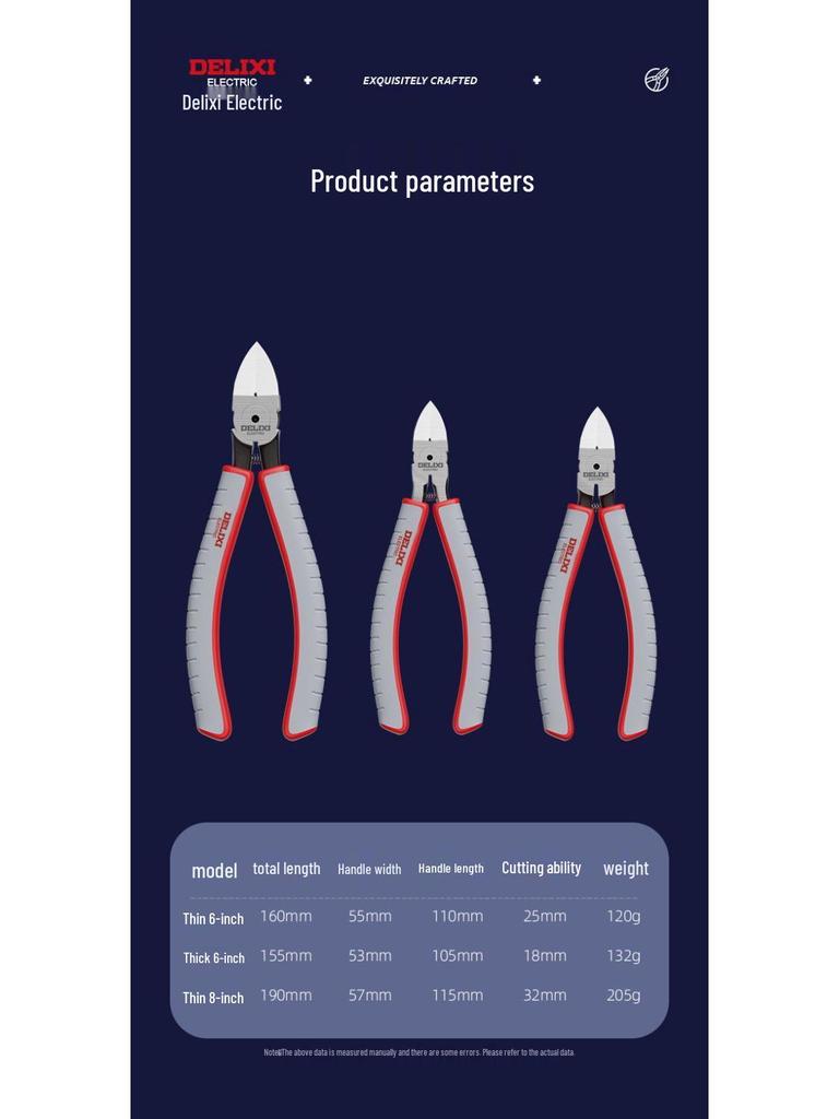Плоскогубцы с высокой твердостью для диагональной резки - Специальные для электриков Электронные и промышленные бокорезы