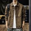 American Retro Heavy Denim Jacket Men'S Trendy Brand Loose Men'S Tooling Jacket