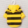 Уютный свитер с пчелой для кошек и маленьких собак - плотный бархатный дизайн для осени и зимы