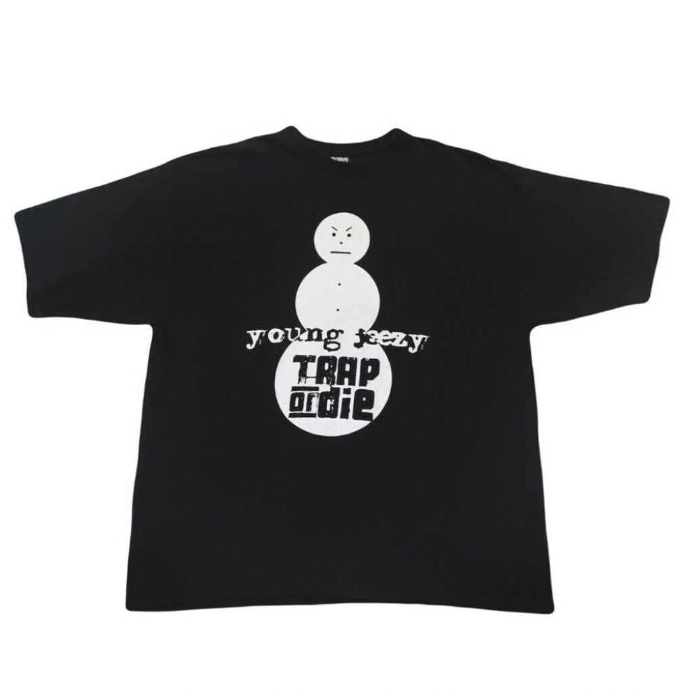 Vintage Young Jeezy ‘Trap Or Die T-Shirt Cotton For Men Women Tee S-5XL Unisex T-Shirt
