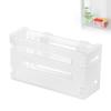 Refrigerator Storage Rack Large Capacity Adjustable Design Easy To Install Telescopic Fridge Storage Box Retractable Shelf