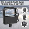USB-кабель для зарядки Мобильный внешний аккумулятор Зарядное устройство для аккумулятора Для аксессуаров для камер DJI Osmo Action 2600 мАч DC 5 В