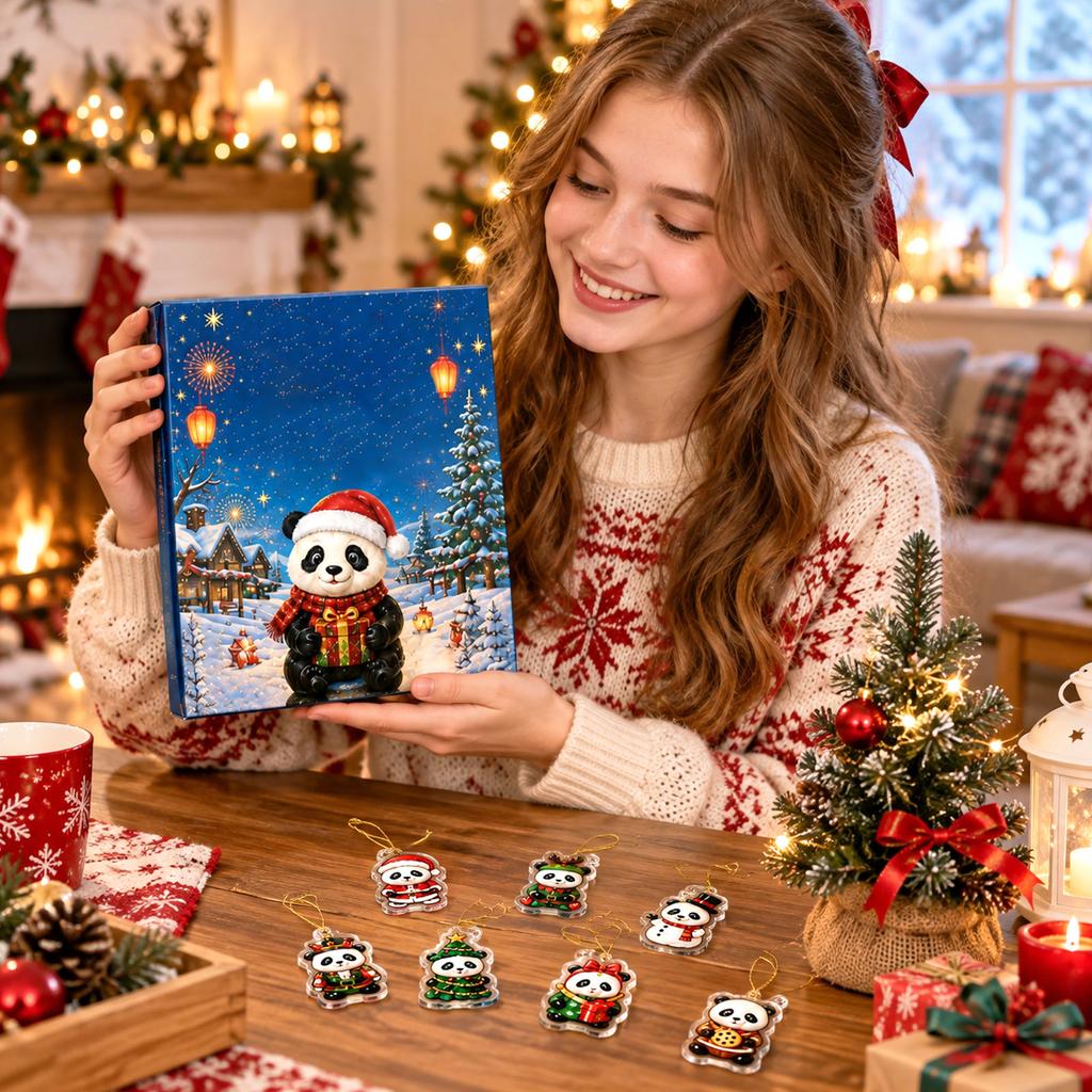 24pc Advent calendar Acrylic blind box 2D