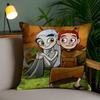The S-Secret of Kells Pillow Case Home Dorm Chair Back Short Plush Double-sided Printing Office Nap Time Cushion Cover