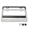 Stainless Steel Protecting License Plates 2 Hole License Plate Frame License Plate Cover