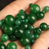 Dragon Knot Green Jade Beads - 10 Greenish-blue Jasper Round Pieces for DIY Bracelets and Necklaces