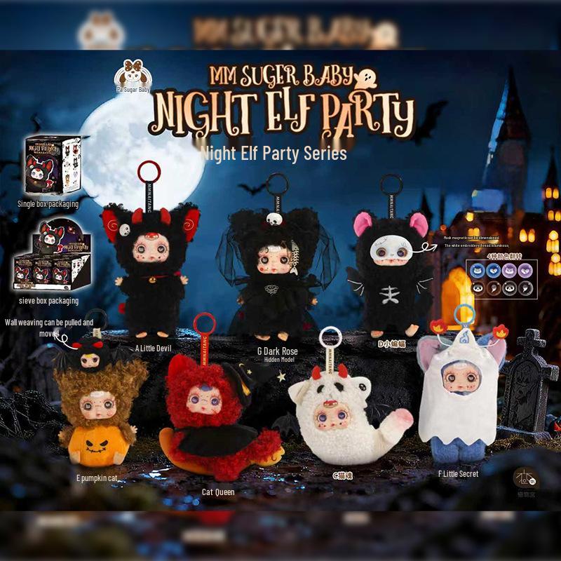 Three Little Hairs (Samuel) Mini Plush Animal Doll Blind Box - Cute, Creative, Funny Ornament