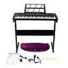 61 Keys Electric Piano Kit Kids Learning Electronic Keyboard with Stand and Microphone