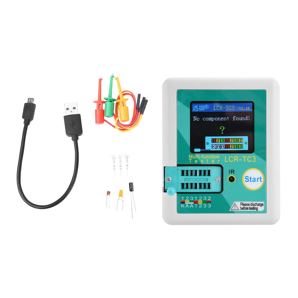 LCR-TC3 /LCR-TC2 V2.3E /MTT-V1 ESR Meter Transistor Tester Display TFT Diode Triode Capacitance SCR InductanceTriodeTransistor