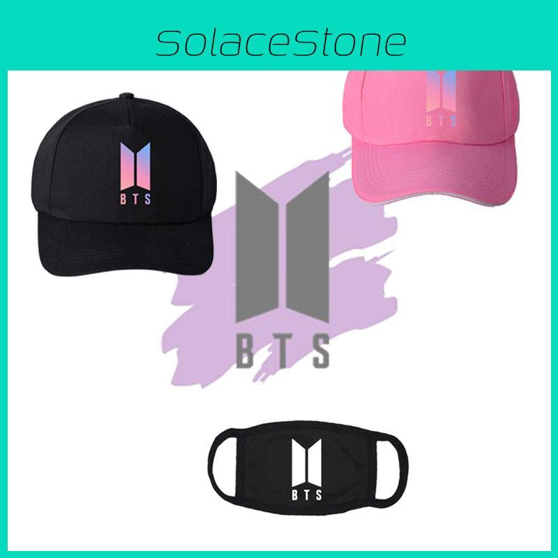 БТС Бангтан Кпоп Маска Бейсболка для Мальчиков Шуга Чонгук Чимин Джин Ви Подарок Регулируемая
