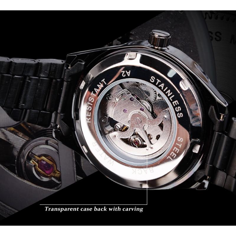 WINNER Fashion Mechanical Hollow Waterproof Automatic Mechanical Watch