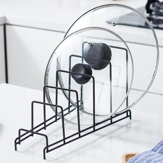 Кухонная металлическая полка для хранения, современная прочная несущая многофункциональная столешница, крышка кастрюли, разделочная доска, резак для тарелок, дисплей, органайзер, держатель