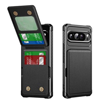 Для Google Pixel 9 8 7 Pro XL 7A 8A чехол Роскошный PU кожаный чехол для карт Высококачественный мягкий TPU противоударный чехол-подставка