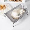 Cat Hammock Bed Elevated Cute, Portable, Furniture Pet Cooling Raised Cot for Puppy
