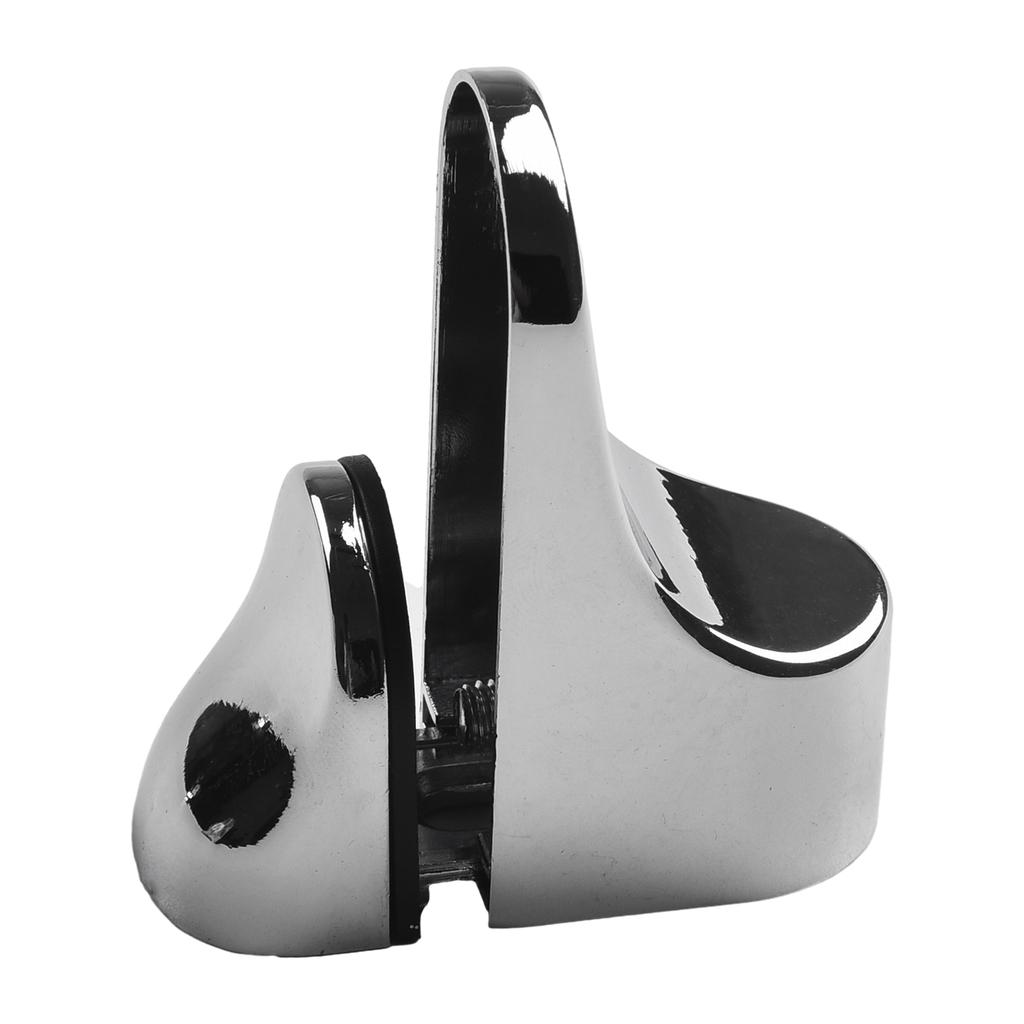 2Pcs Glass Clamp ZincAlloy Glass Clips Shelf Clamps Holder Flat Back Mount Holder 55 X 24 Mm For Partition Board Desk