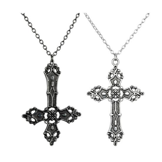 Винтажное ожерелье для женщин мужчин Барочное ожерелье с подвеской Гипоаллергенное Панк Готическое украшение Подарок на День святого Валентина День рождения