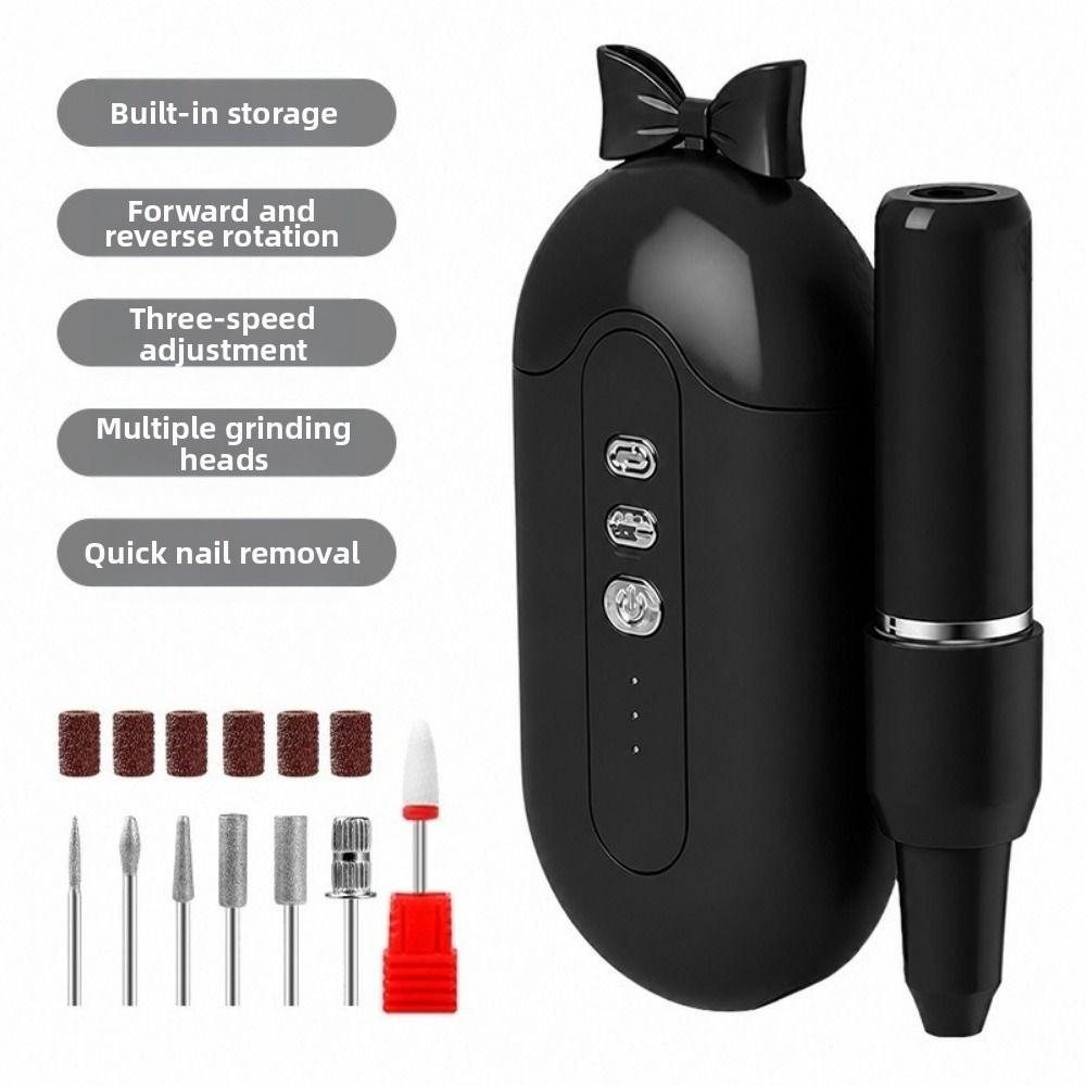 High-speed Nail Drill Machine Rechargeable Electric Nail Grinder Dead Skin Removal