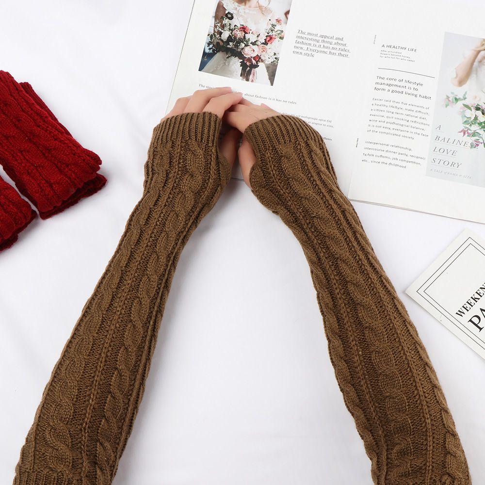 Длина 50 см. Вязаные перчатки без пальцев на пуговицах. Утеплители для рук. Длинные перчатки. Шерстяные варежки.